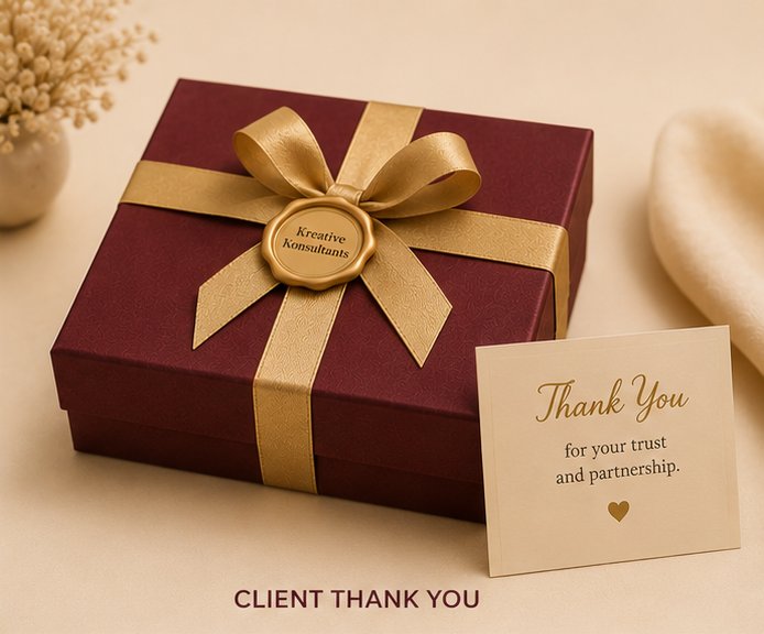 The Client Thank You — Kreative Konsultants corporate gift box